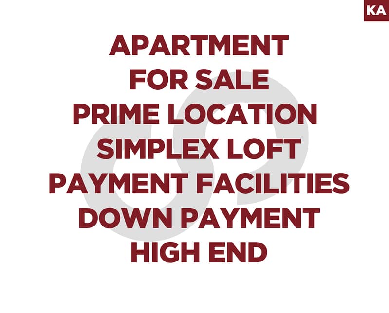 1-Bedroom Simplex Loft 55m² – Sodeco – Prime Location REF#KA127781 0