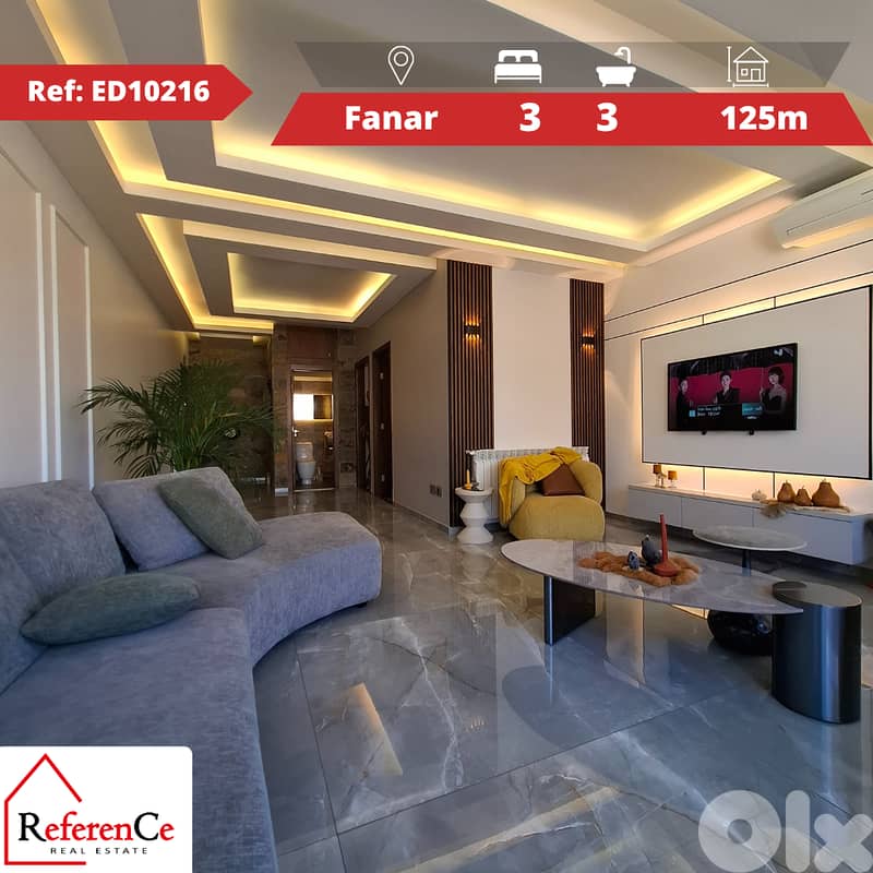 Prime location apartment in Fanar for sale شقة في موقع مميز في الفنار 0
