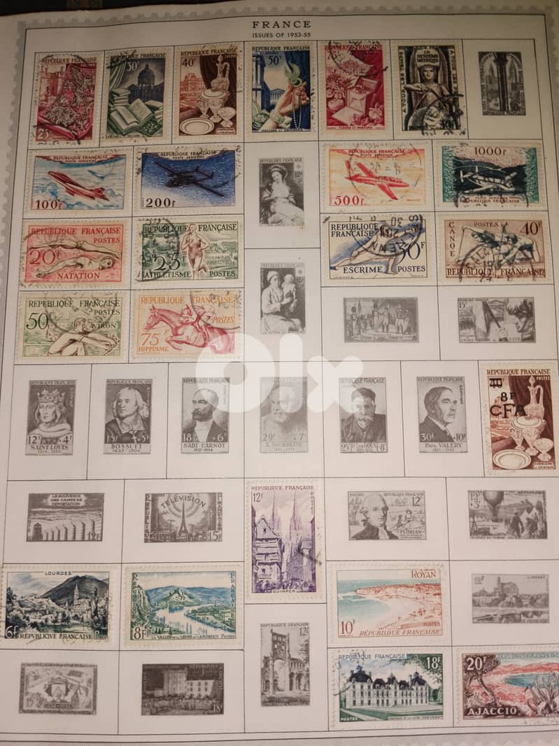 France stamp album 1