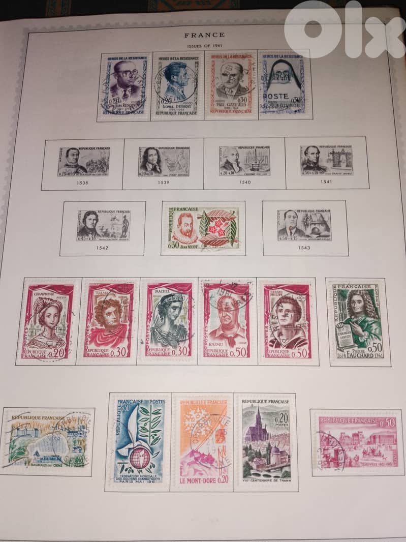 France stamp album 2