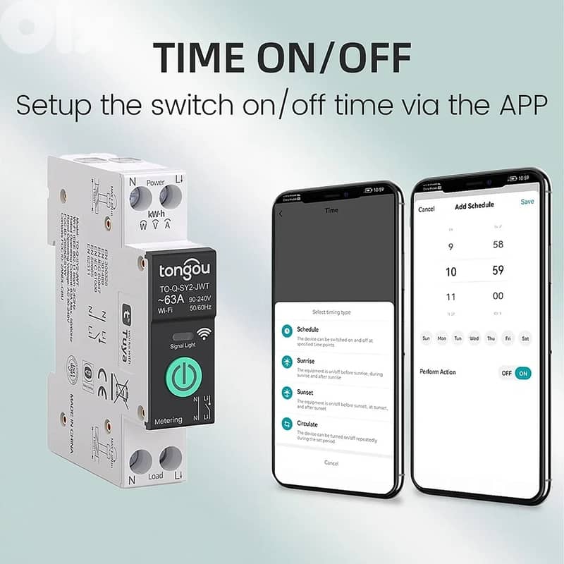 Tuya WiFi Smart Circuit Breaker Energy Meter 2