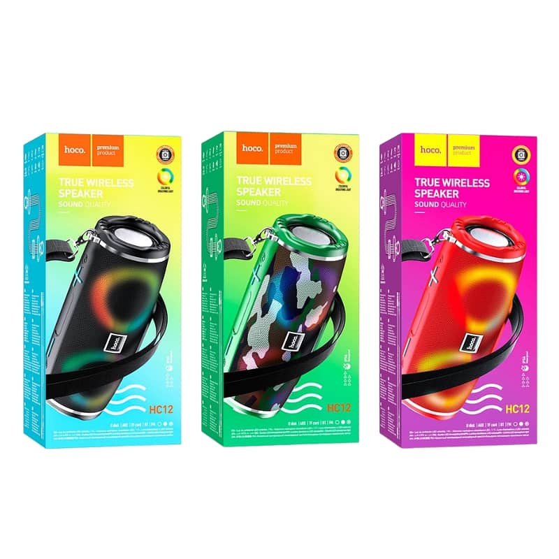 HOCO HC12 TRUE WIRELESS SPEAKER IPX4 WATERPROOF - HC12 وايرلس سبيكر 0