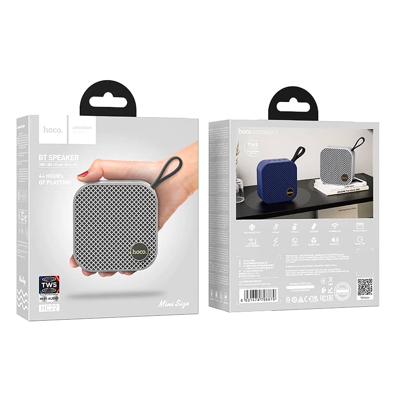 HOCO HC22 TRUE WIRELESS STEREO SPEAKER TWS - HC22 وايرلس سبيكر 4