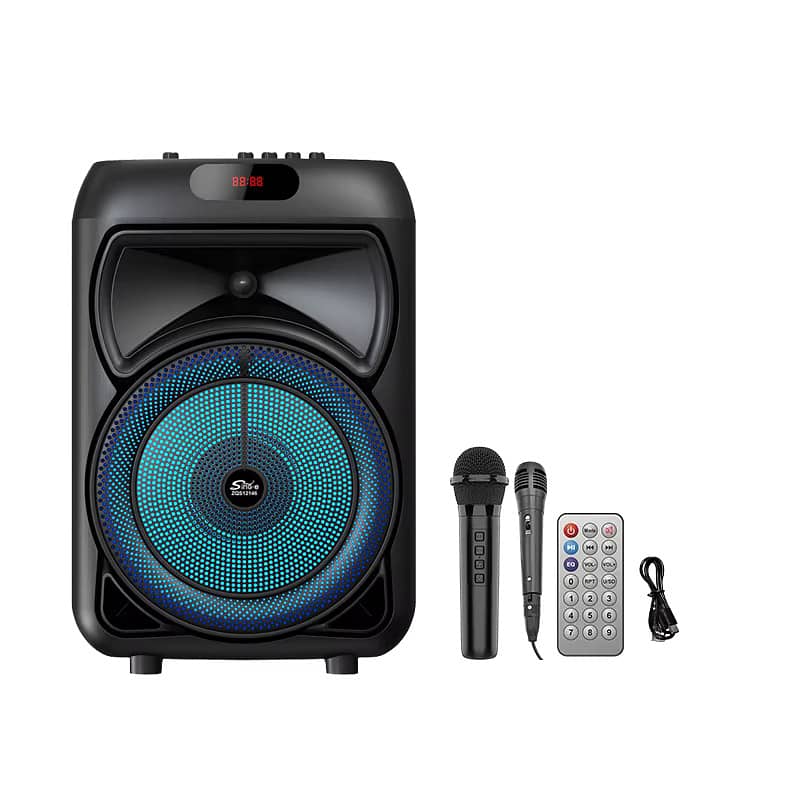 SING-E KARAOKE SPEAKER-2 WHEELS TROLLEY 12" - 12146 وايرلس سبيكر 1