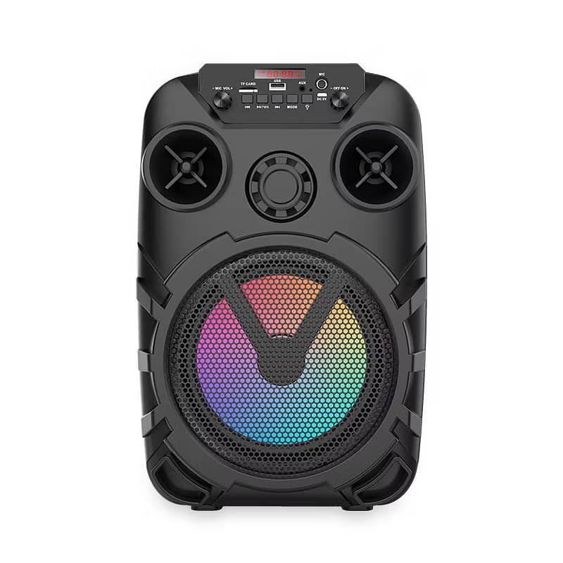 SING-E KARAOKE SPEAKER-2 WHEELS TROLLEY 1X8" - 8122 وايرلس سبيكر 1