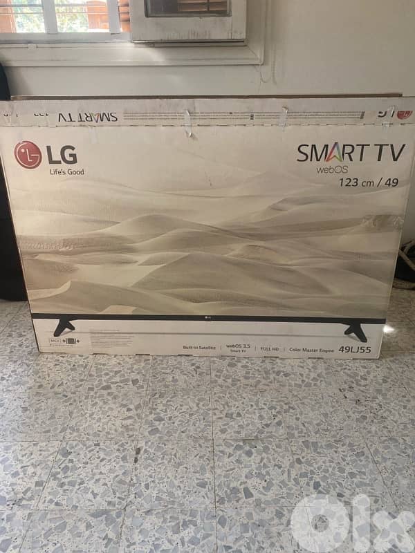 49 tv lg like new smart 0