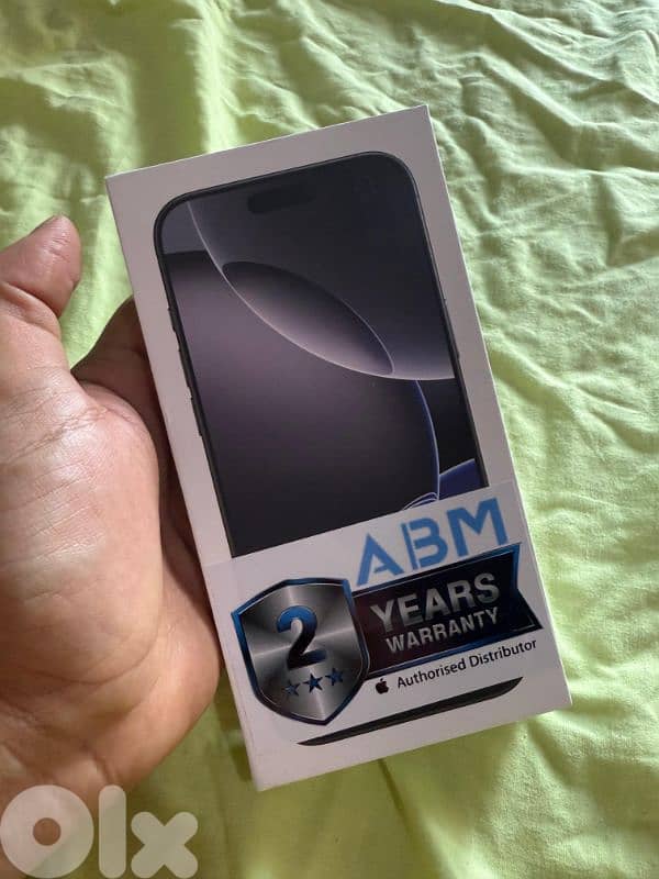 16 pro max 512gb 2 years  warranty 0