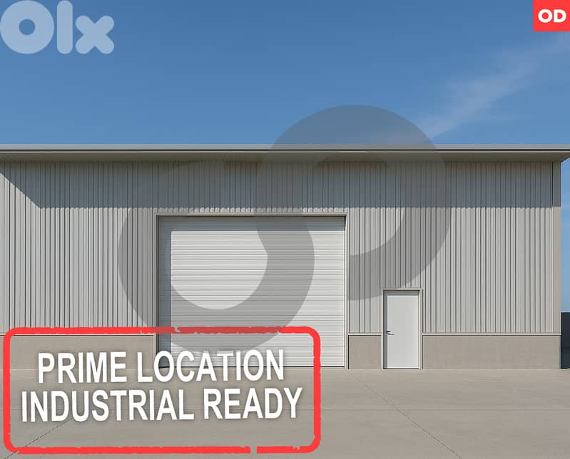 ready-to-use warehouse, prime location, awkar/ عوكر  REF#OD127803 0