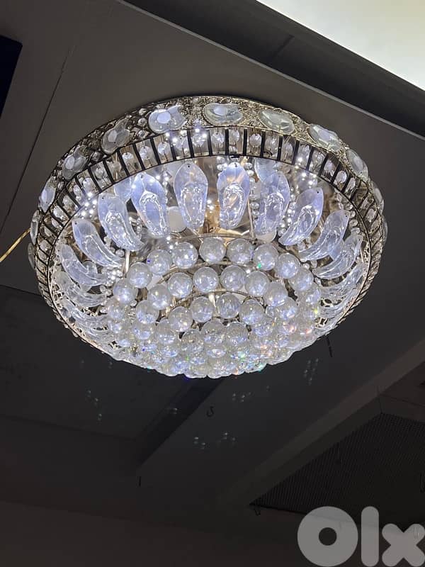 Ceiling crystal light 2