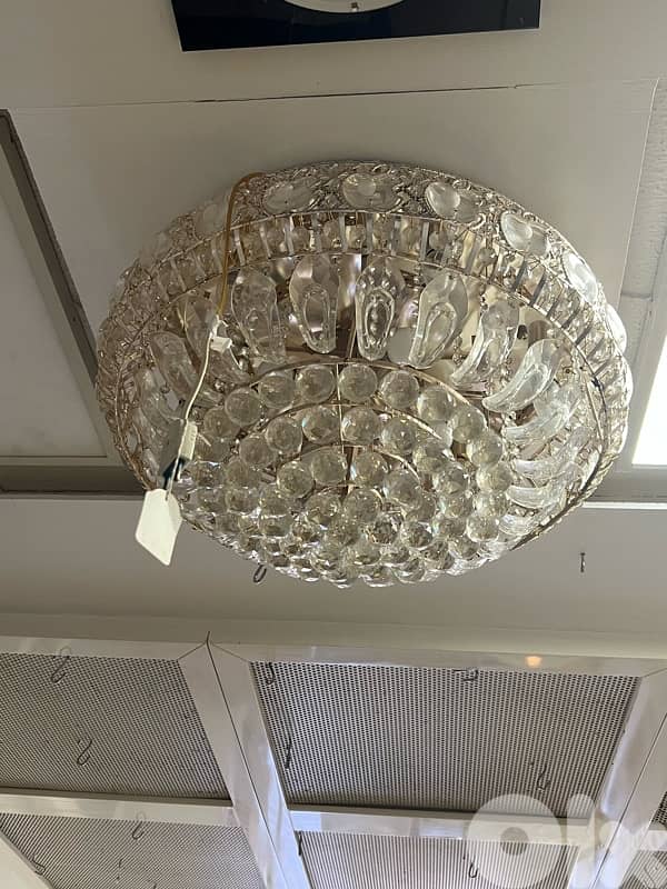 Ceiling crystal light 4