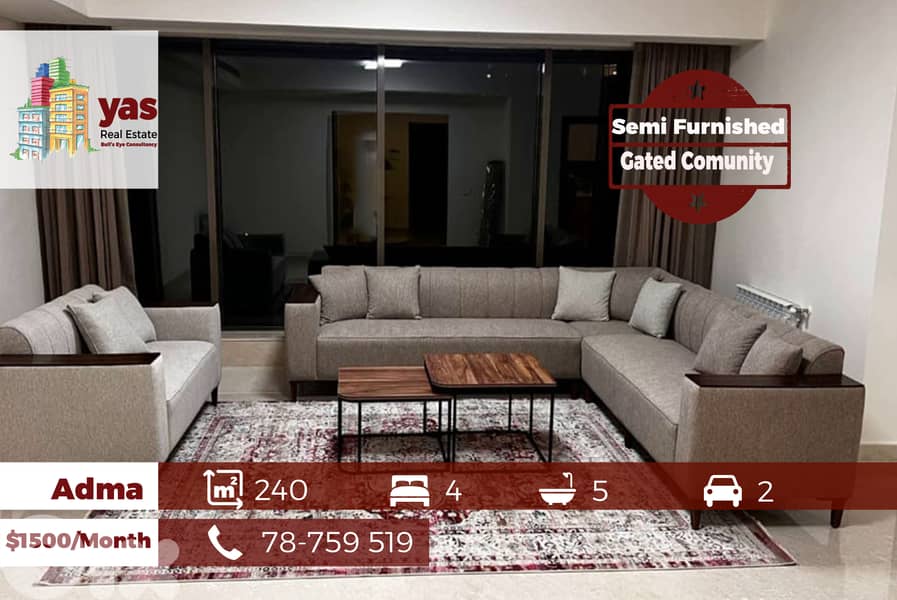 Adma 240m2 | Partly Furnished | Rent | Gated Community | Luxury | IV 0