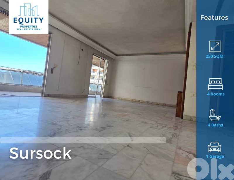 250 SQM Apartment For Sale In Achrafieh Sursock شقة للبيع #JZ219224 0