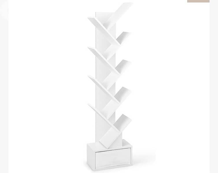 tree bookshelves with drawers 1