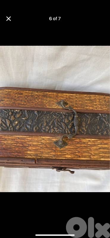 Antique wooden chest