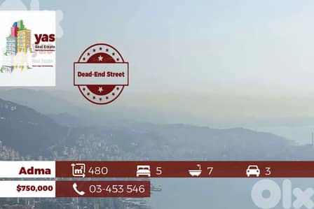 Adma 480m2 | New | Dead End Street | High-End | KA YV |