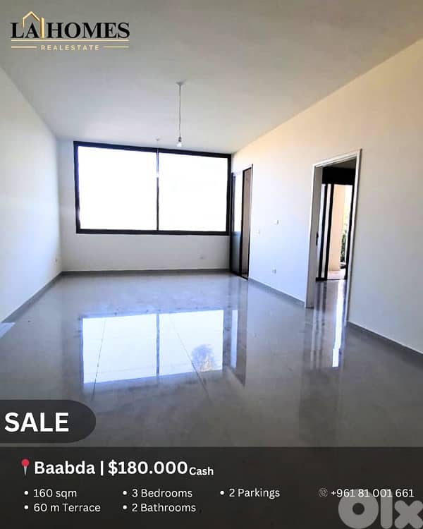 apartment for sale in baabda شقة للبيع في بعبدا 0