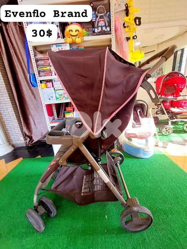 stroller evenflo عرباية بيبي متينة اجنبية 0