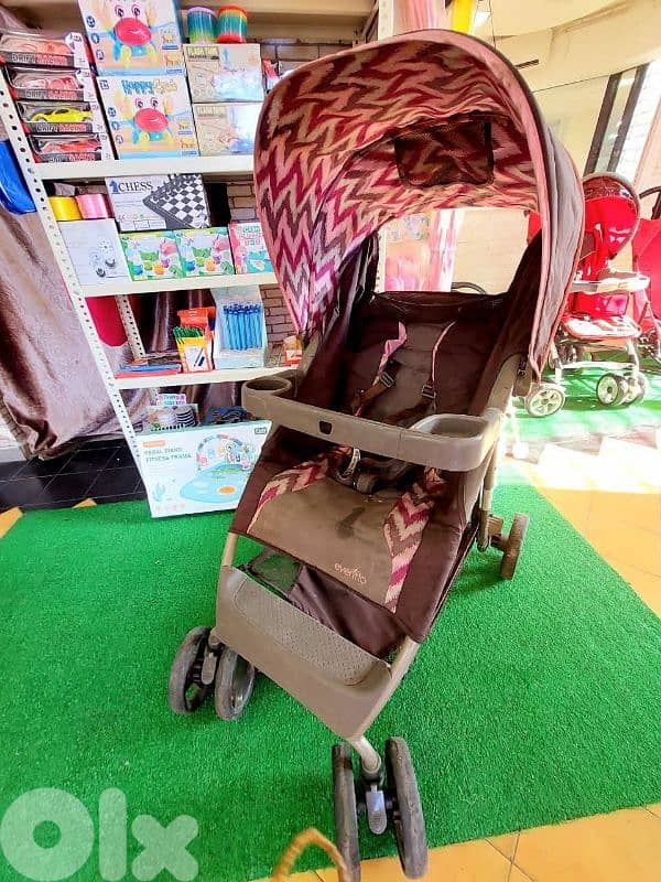 stroller evenflo عرباية بيبي متينة اجنبية 1