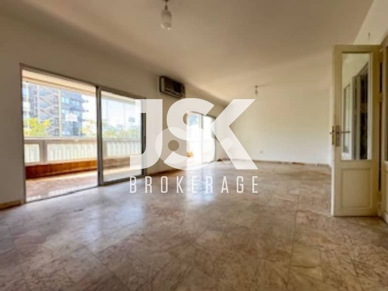 L19549 - Bright 3-Bedroom Apartment For Rent in Mar Mikhael 0