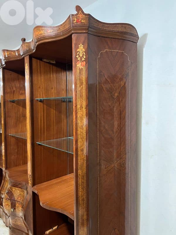 اوضة سفرة ملكية خشب زان ولاتي كلا ملبسة قشر 5