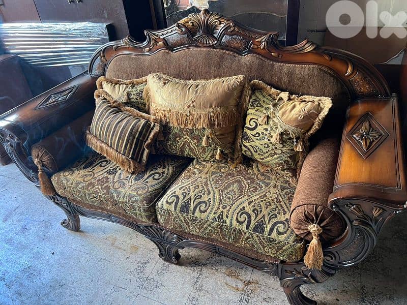 طقم كنبايات حفر خشب زان ست قطع وطاولة 1