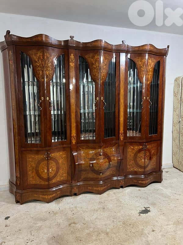 اوضة سفرة خشب زان ملكية 4