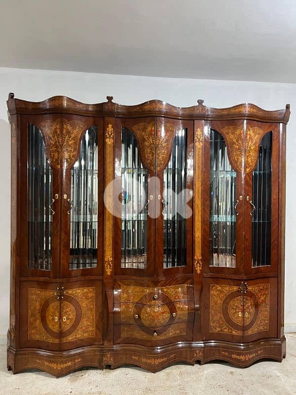 اوضة سفرة خشب زان ملكية 9