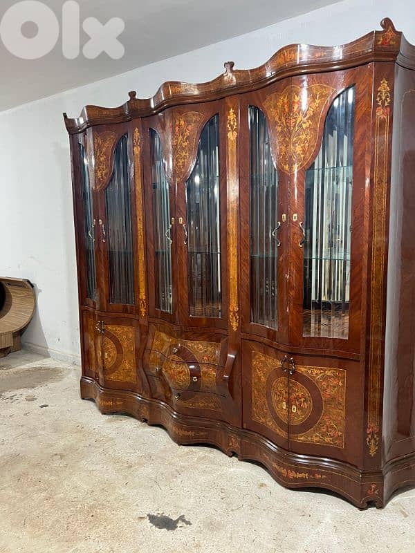 اوضة سفرة خشب زان ملكية 11