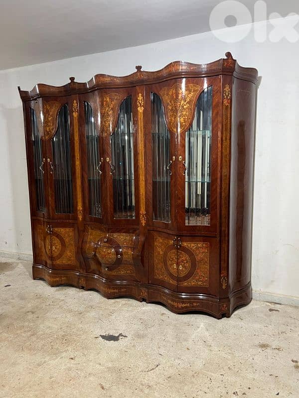 اوضة سفرة خشب زان ملكية 13