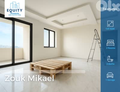 120 SQM Apartment For Rent In Zouk Mikael شقة للإيجار #RK219326