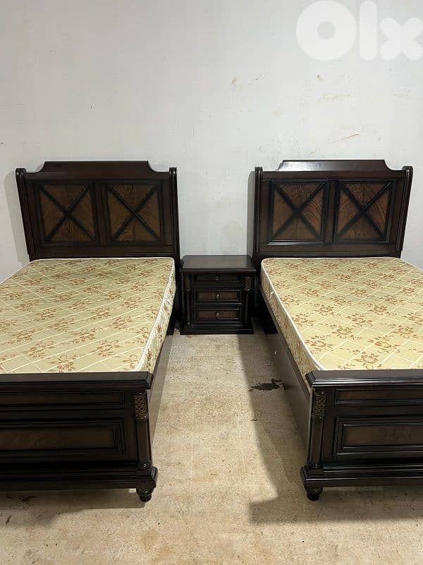 اوضة نوم ماليزي تقيل شغل برا تختين 7