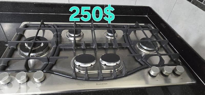 electric oven + built-in gaz top+ hood 0