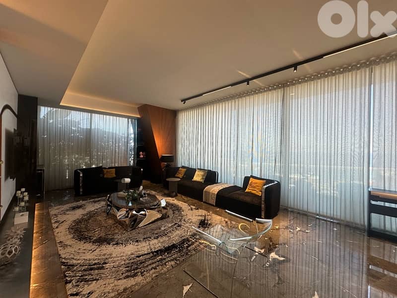 Furnished Designer Apartment For Sale in Achrafieh | Seaview 0