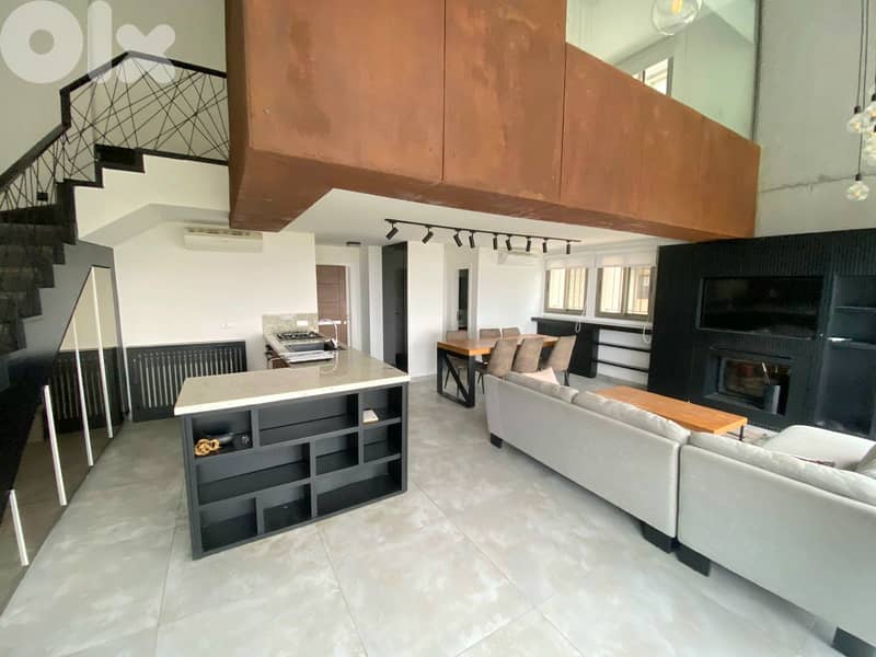 Chalet for sale in Tilal Faqra/  Duplex/ Furnished/ Pool/ Garden 3