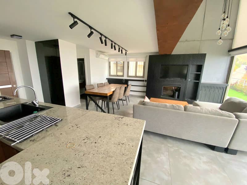 Chalet for sale in Tilal Faqra/  Duplex/ Furnished/ Pool/ Garden 6