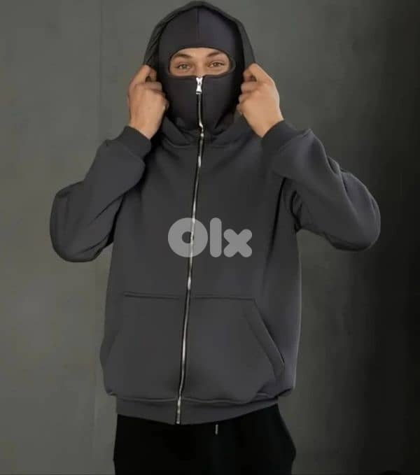 ninja like hoodie but with zipper 3