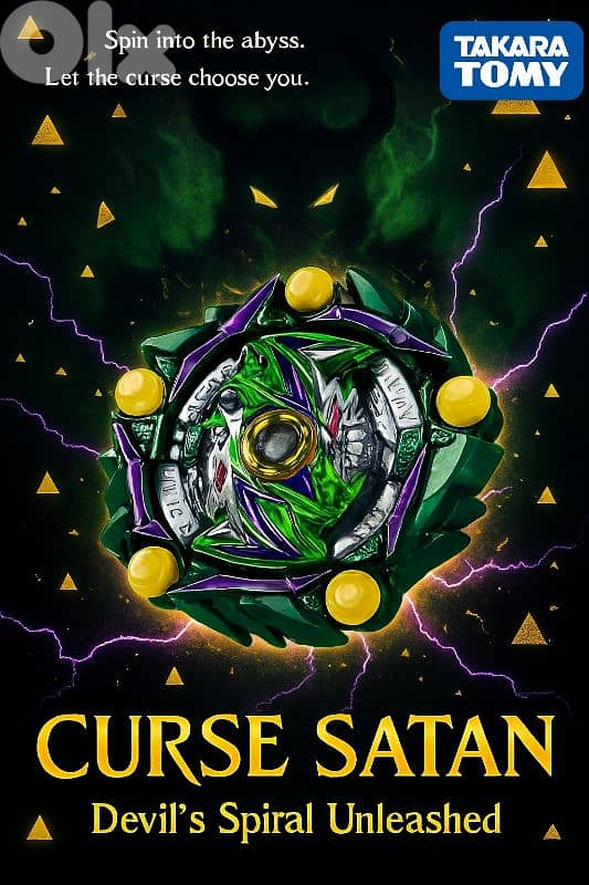 Takara Tomy Curse Satan Beyblade 0