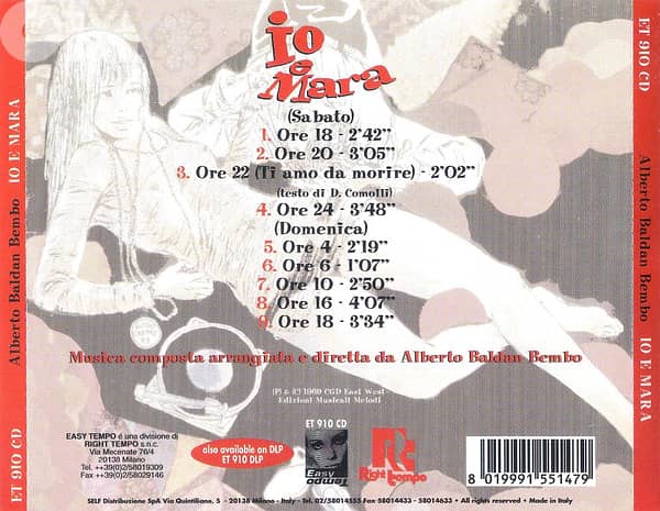 Io E Mara ( RARE CD ) 1