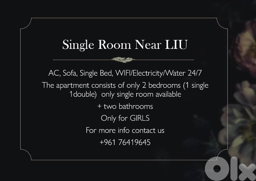 Dorm beside Liu Beirut 0