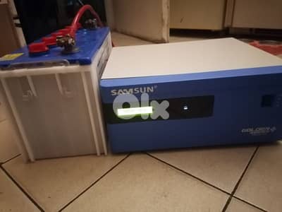 Aps&ups 1500va + battery 100ah