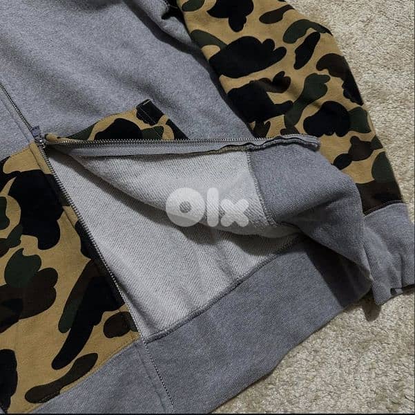 authentic bape shark zip up ( made in japan 100% cotton ) 5