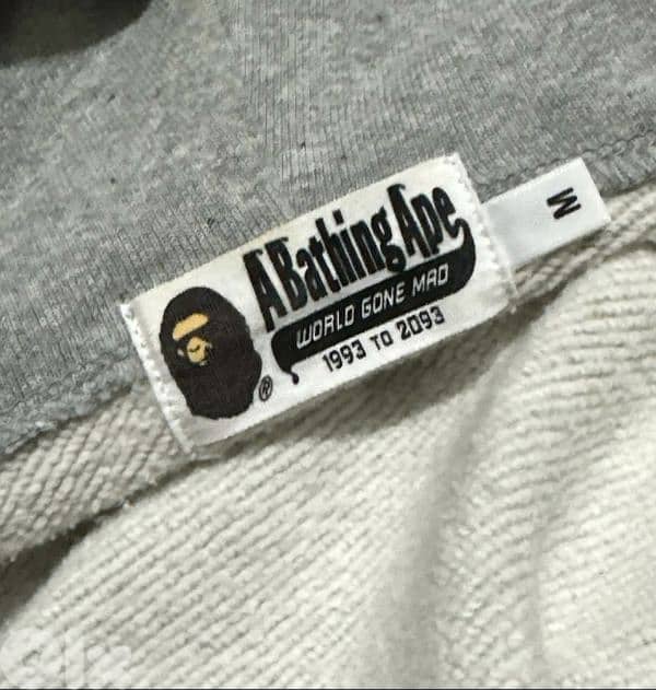 authentic bape shark zip up ( made in japan 100% cotton ) 6