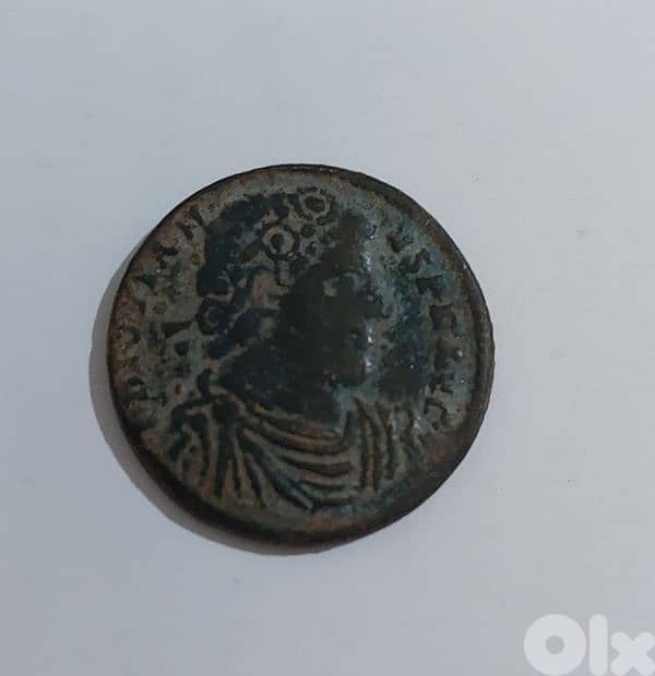 Ancient Roman Emperor Jovian bronze coin year 363 AD 0
