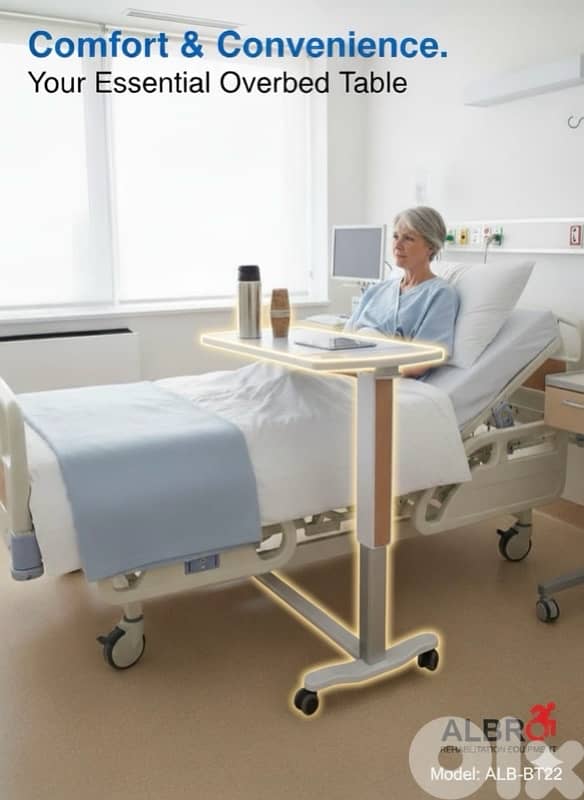 Overbed Table for Patient طاولة لسرير المريض 0