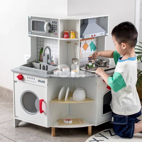 Wood kids kitchen مطبخ خشب للاطفال 0