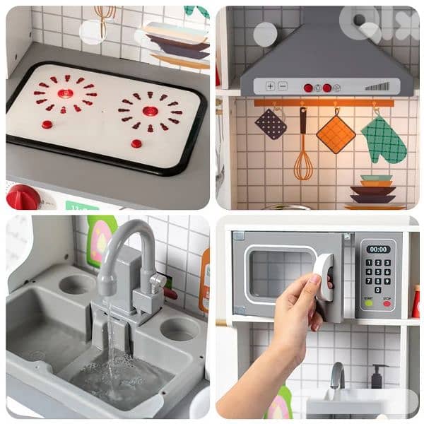 Wood kids kitchen مطبخ خشب للاطفال 2