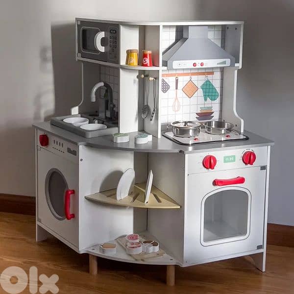 Wood kids kitchen مطبخ خشب للاطفال 3