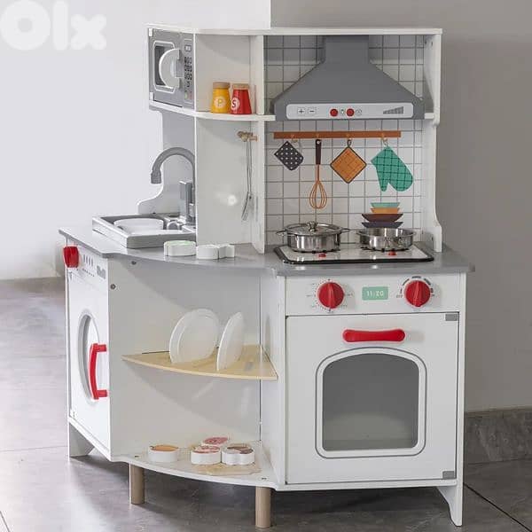 Wood kids kitchen مطبخ خشب للاطفال 4