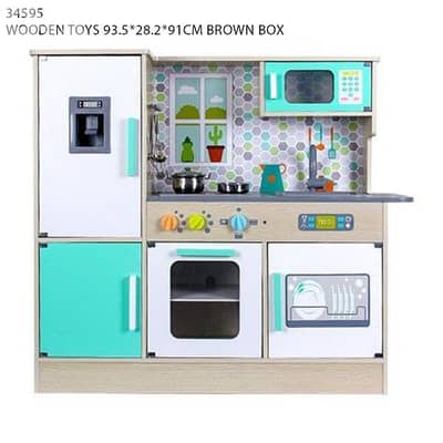 Big girls wood kitchen