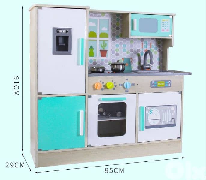 Big girls wood kitchen 1